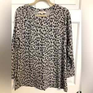 Loft Knit Tunic Top Medium